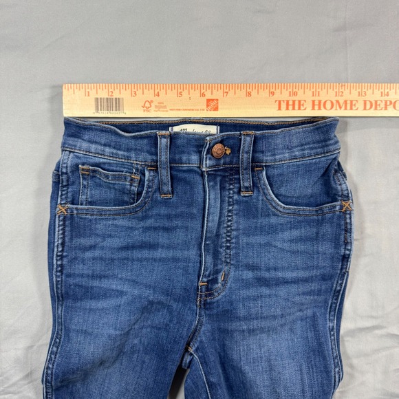 Madewell 10 Roadtripper High Rise Skinny Jeans Medium Wash Women's 23 - Picture 5 of 11